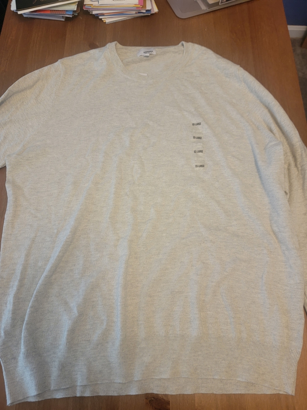 Cream Colored Crew Neck Men's Sweater - Sonoma